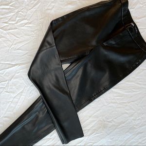 Zara faux leather pants